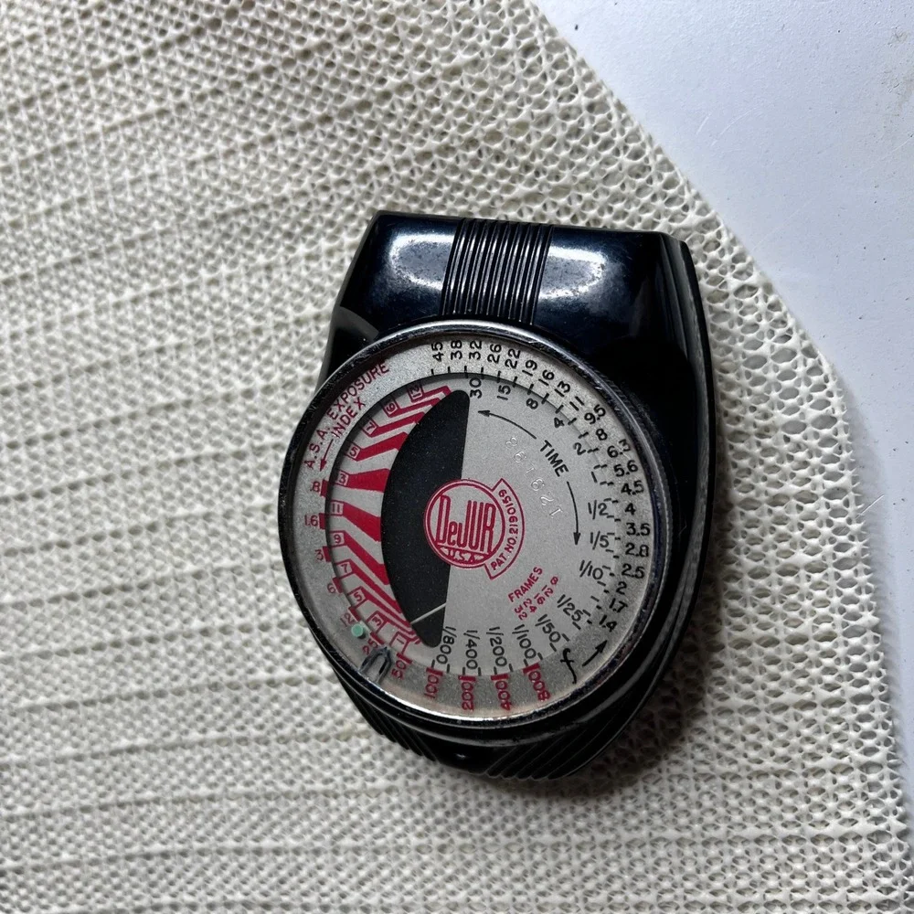 Vintage DeJur Model 50 Light Exposure Meter Analog Photography Tool USA Made